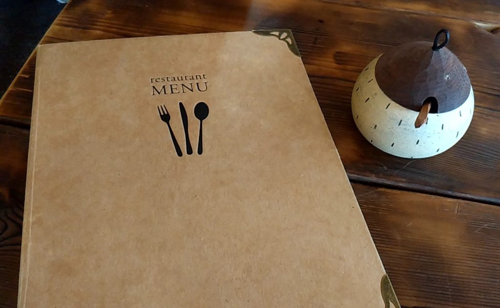 おうちカフェaiaiメニュー表紙