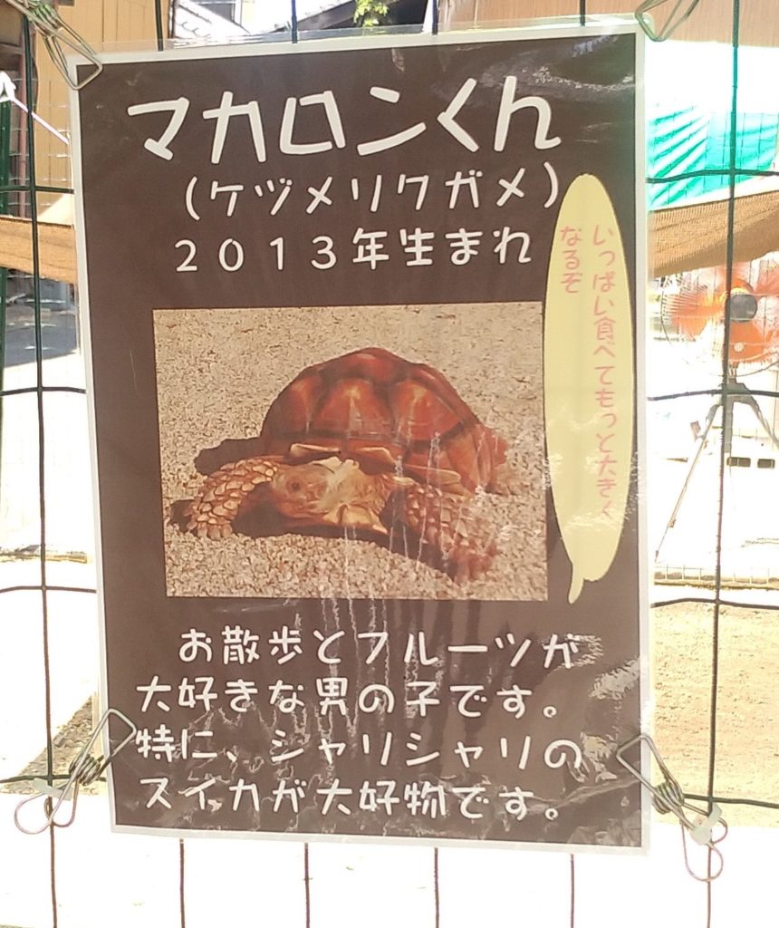 マカロンくん案内板