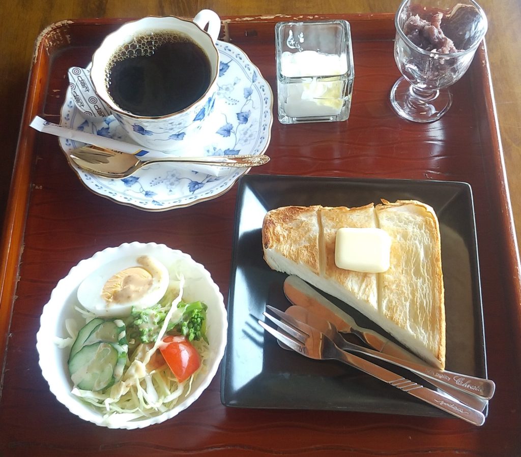 小豆カフェあんこバタートーストセット