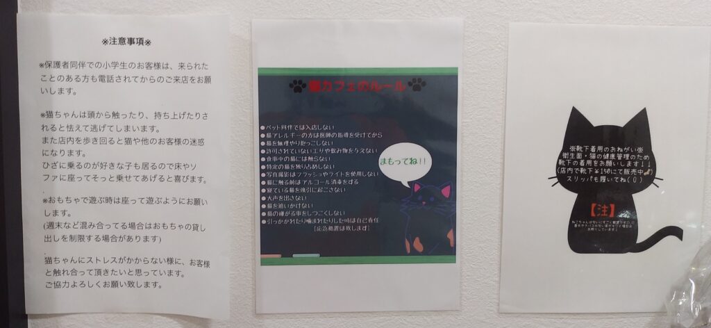 CATLOAF注意事項