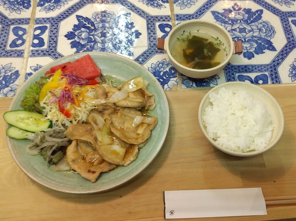 清水温泉ランチ